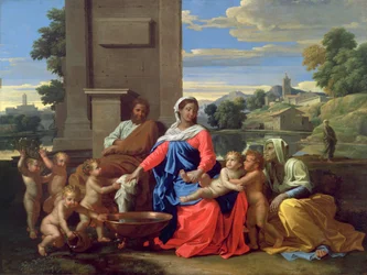 La Sacra Famiglia con il Bambino San Giovanni Battista e Sant